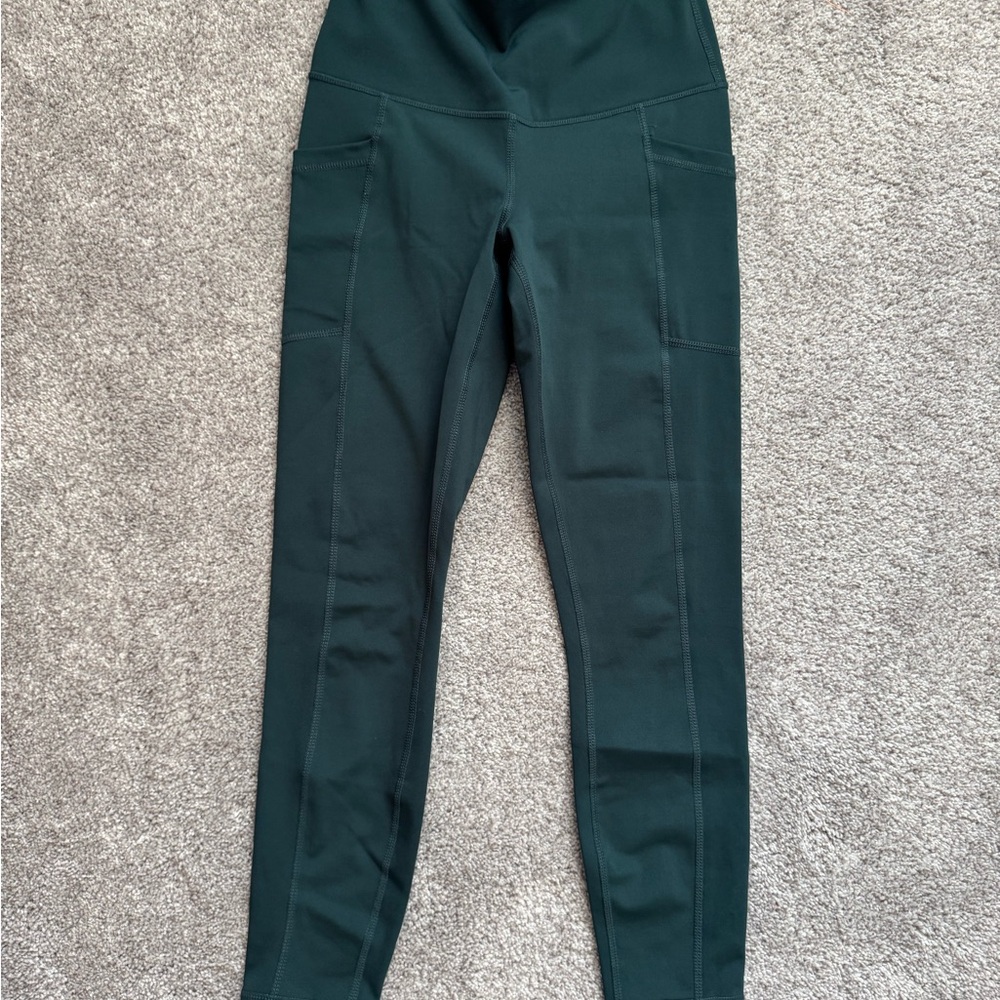 90 Degree By Reflex Forest Green Leggings